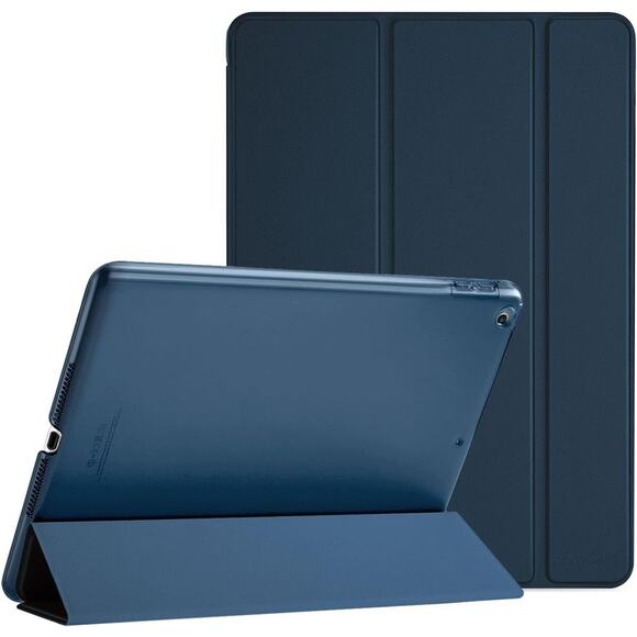 ProCase Smart Case iPad 9.7 5th 6th Gen Slim Stand Cover Frosted Back Navy NEW - Picture 1 of 8